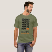 ハッピーハロウィンねこ Tシャツ (正面フル)