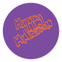 ハッピーハロウィンの手描き風バルーン文字