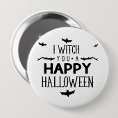 ハッピーハロウィンをお祈りします 缶バッジ (正面&裏面)