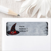 ハッピーハロウィンウィッチハットスターズ ラベル (インサイチュ)