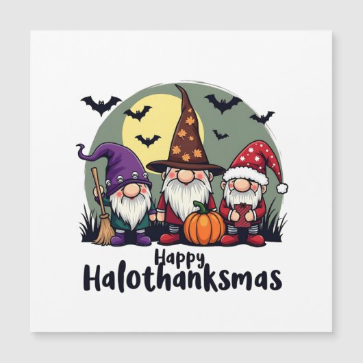ハッピーハロウィンサンクスマス クリスマス ハロウィーン ノーム (正面)