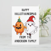 ハッピーハロウィンサンクスマス シーズンカード (スタンド正面)