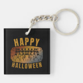 ハッピーハロウィンダンシングスケルトン キーホルダー (裏面)