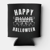 ハッピーハロウィンダンシングスケルトン 缶クーラー (正面)