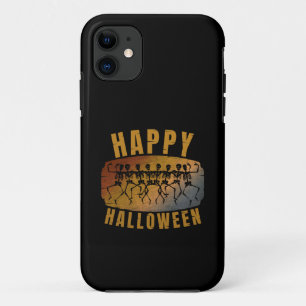 ハッピーハロウィンダンシングスケルトン iPhone 11 ケース