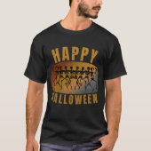 ハッピーハロウィンダンシングスケルトン Tシャツ (正面)