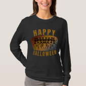 ハッピーハロウィンダンシングスケルトン Tシャツ (正面)