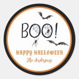 ハッピーハロウィントリート ラウンドシール