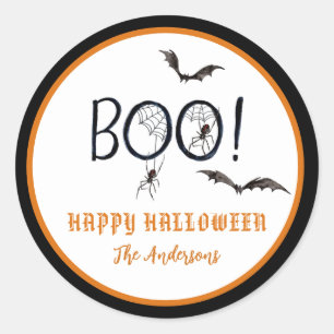 ハッピーハロウィントリート ラウンドシール