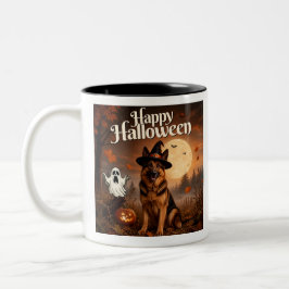 ハッピーハロウィンドッグマグ ツートーンマグカップ