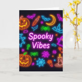 ハッピーハロウィンナイト カード (黄色い花)