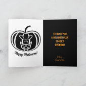 ハッピーハロウィンパンプキン シーズンカード (内部)