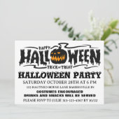 ハッピーハロウィンパーティー招待状 シーズンカード (スタンド正面)