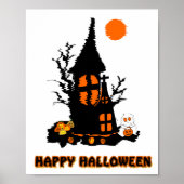 ハッピーハロウィンポスター ポスター (正面)