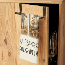 ハッピーハロウィン不気味のかかしリスの家