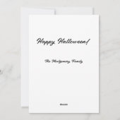 ハッピーハロウィン写真 シーズンカード (裏面)