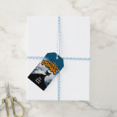 ハッピーハロウィン！あなただけの不気味なネコ ギフトタグ (より糸付き)