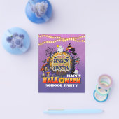 ハッピーハロウィン!お化けの季節のお祝い チラシ (シングル)