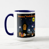 ハッピーハロウィン お化け屋敷 マグカップ (左)