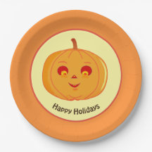 ハッピーハロウィン かぼちゃの顔