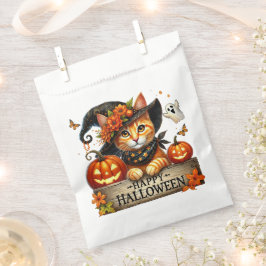 ハッピーハロウィン かわいい魔法使いのクマ フェイバーバッグ