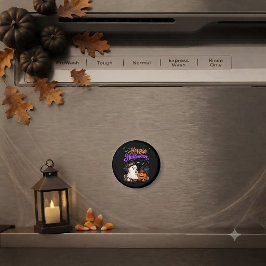 ハッピーハロウィン かわいい おばけ かぼちゃ スプーキー マグネット