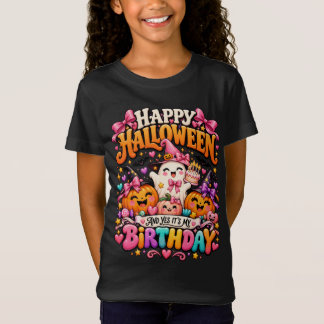 ハッピーハロウィン、そして私の誕生日です ゴースト Tシャツ