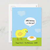 ハッピーハロウィン!(ではない)楽しいイースターの挨 シーズンポストカード (正面/裏面)