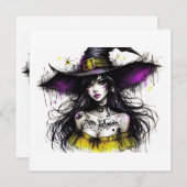 「ハッピーハロウィン」 でより魅惑的なハロウィン シーズンカード (正面/裏面)