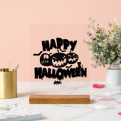 ハッピーハロウィン アクリルサイン (ウェディング)