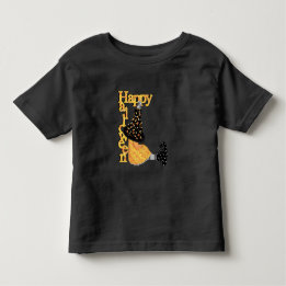 ハッピーハロウィン ウィッチ トドラーTシャツ