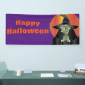 ハッピーハロウィン・ウィッチ 横断幕 (トレードショー)
