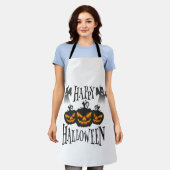 ハッピーハロウィン エプロン (着用した状態)