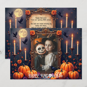 🎃 ハッピーハロウィン オリジナルフォトカード 招待状