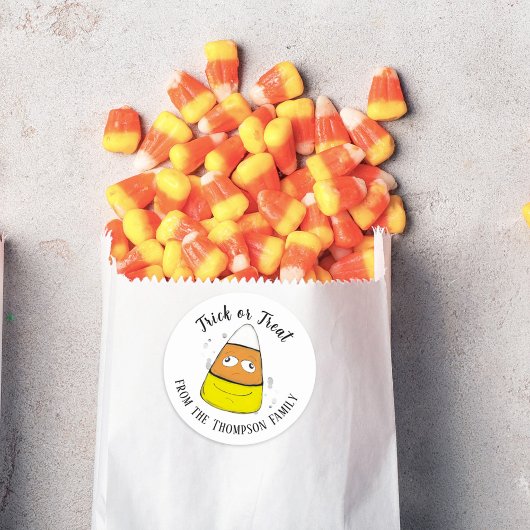 ハッピーハロウィン カボチャの実 かわいい ファンシー ラウンドシール