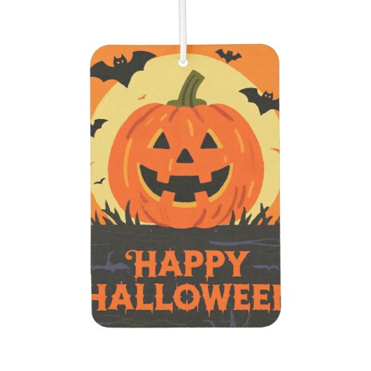 ハッピーハロウィン カーエアーフレッシュナー (正面)