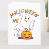 ハッピーハロウィン！ カード (裏面)