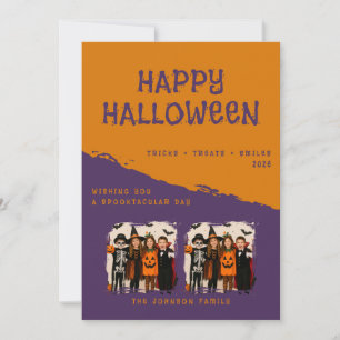 ハッピーハロウィン ギフトカード 名前入り カード