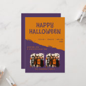 ハッピーハロウィン ギフトカード 名前入り カード (正面/裏面インサイチュ)