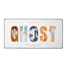ハッピーハロウィン ゴースト スプーキー かわいい 白いゲーマー