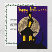 ハッピーハロウィン シーズンカード (正面/裏面)