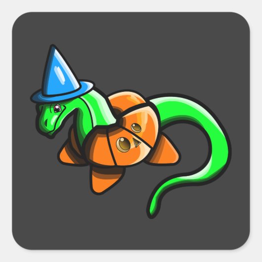 ハッピーハロウィン!! スクエアシール (正面)