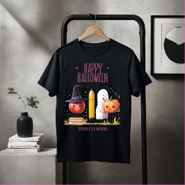 ハッピーハロウィン スクールモチーフTシャツ かわいい おもしろ Tシャツ