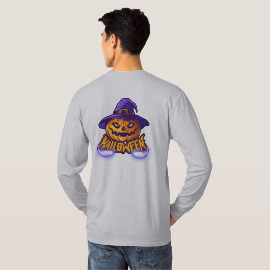ハッピーハロウィン スケアリージャック Tシャツ (裏面フル)