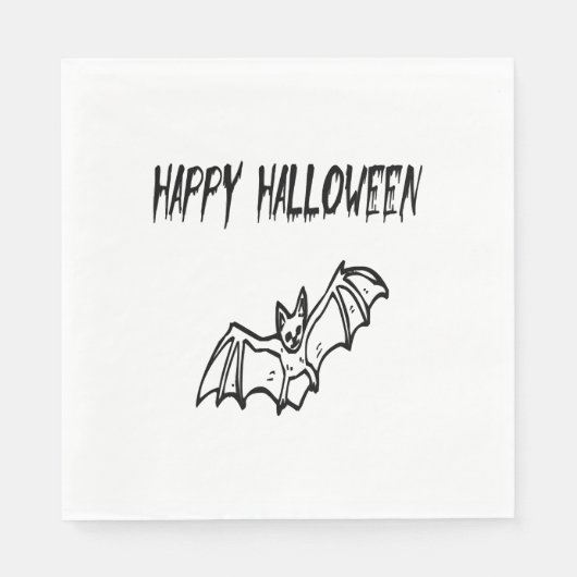 ハッピーハロウィン スタンダードランチョンナプキン (正面)