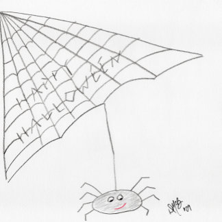 ハッピーハロウィン - スパイダーカード カード