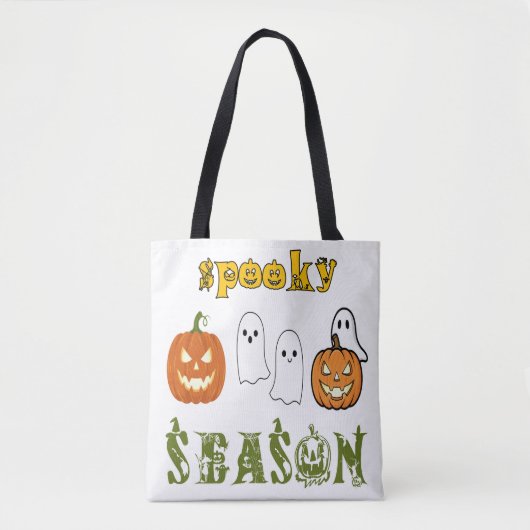 ハッピーハロウィン スプーキーシーズン トートバッグ (正面)
