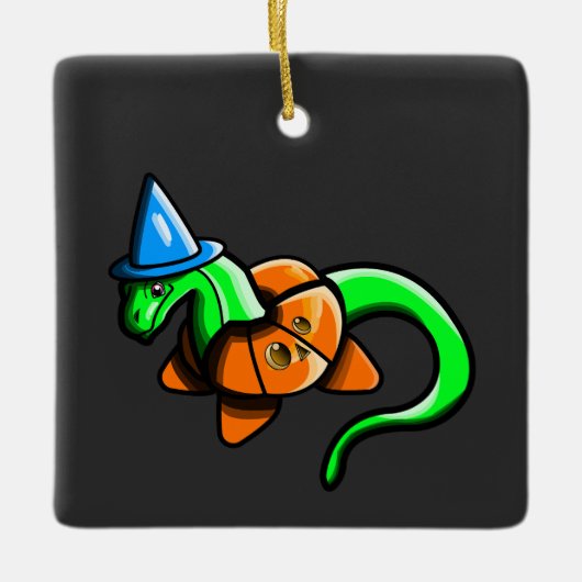 ハッピーハロウィン!! セラミックオーナメント (正面)