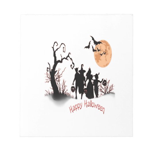 ハッピーハロウィン ノートパッド (正面)