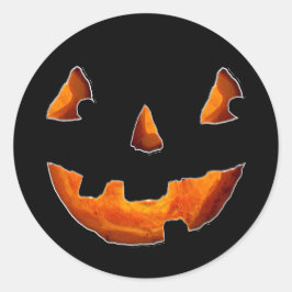 ハッピーハロウィン パンプキン ラウンドシール